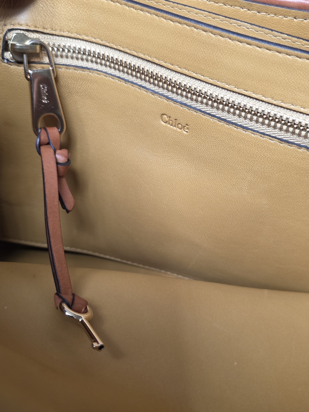 Vintage Chloé Woven Shoulder Bag with Leather Trim (And Hardware Film!) - Picture 9 of 16